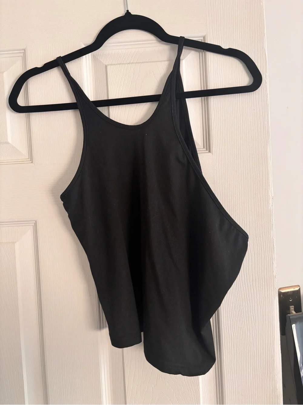 Black tank top